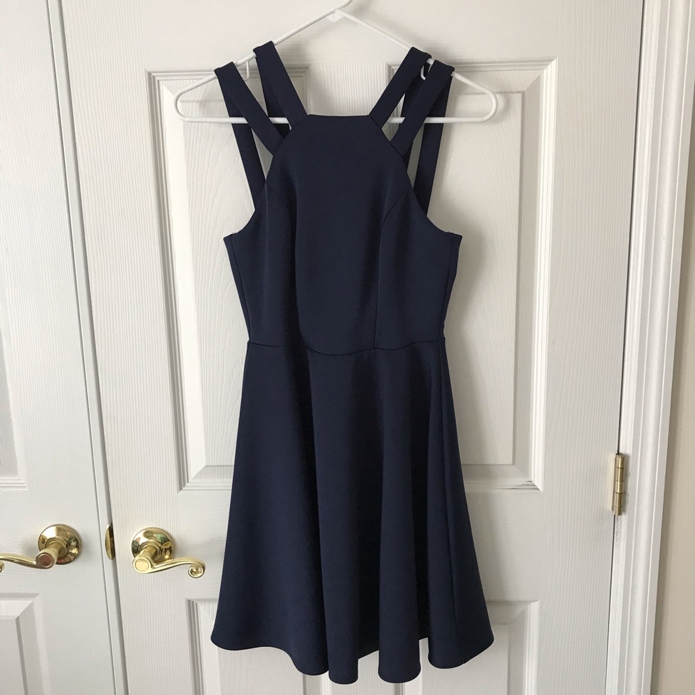 Juniors Dress Size 3/4 Navy Blue